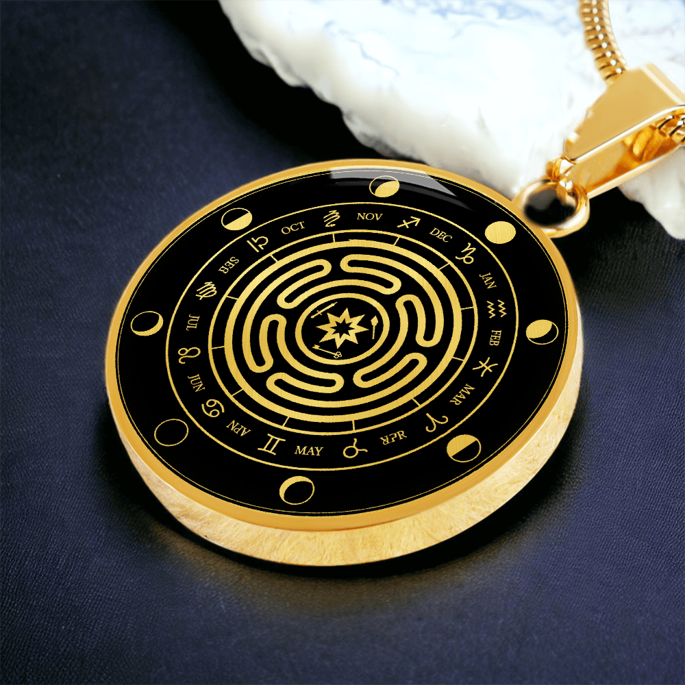 Zodiac Labyrinth Necklace