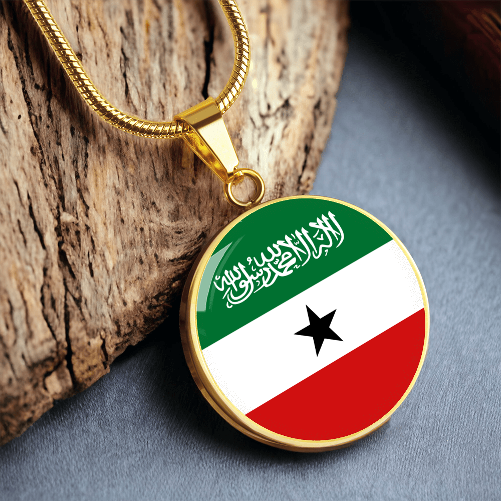 Somaliland Flag Pendant Necklace