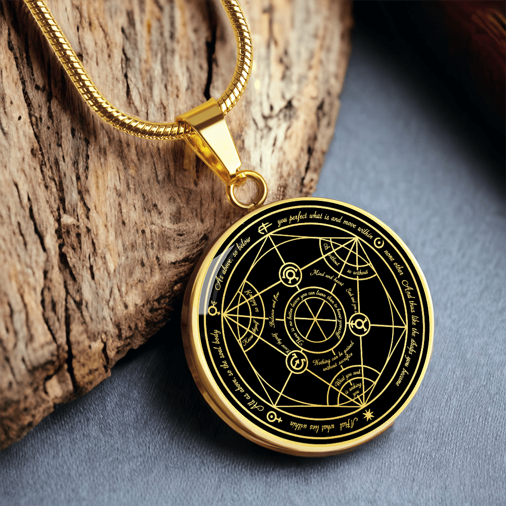 Sacred Geometry & Spiritual Wisdom Necklace