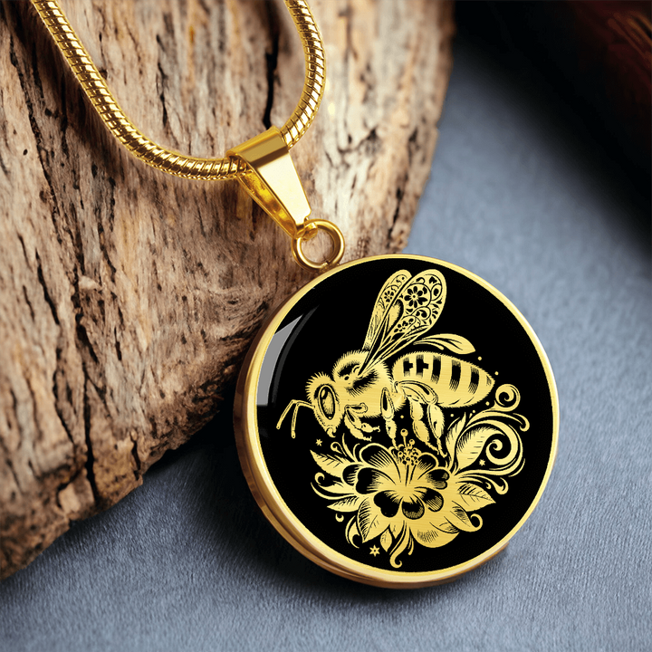 Golden Bee Necklace