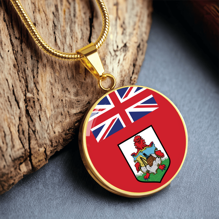 Bermuda Flag Pendant Necklace