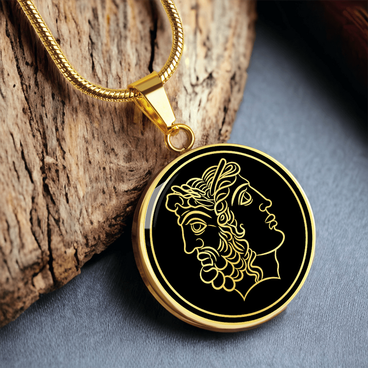 Janus Roman Duality Necklace