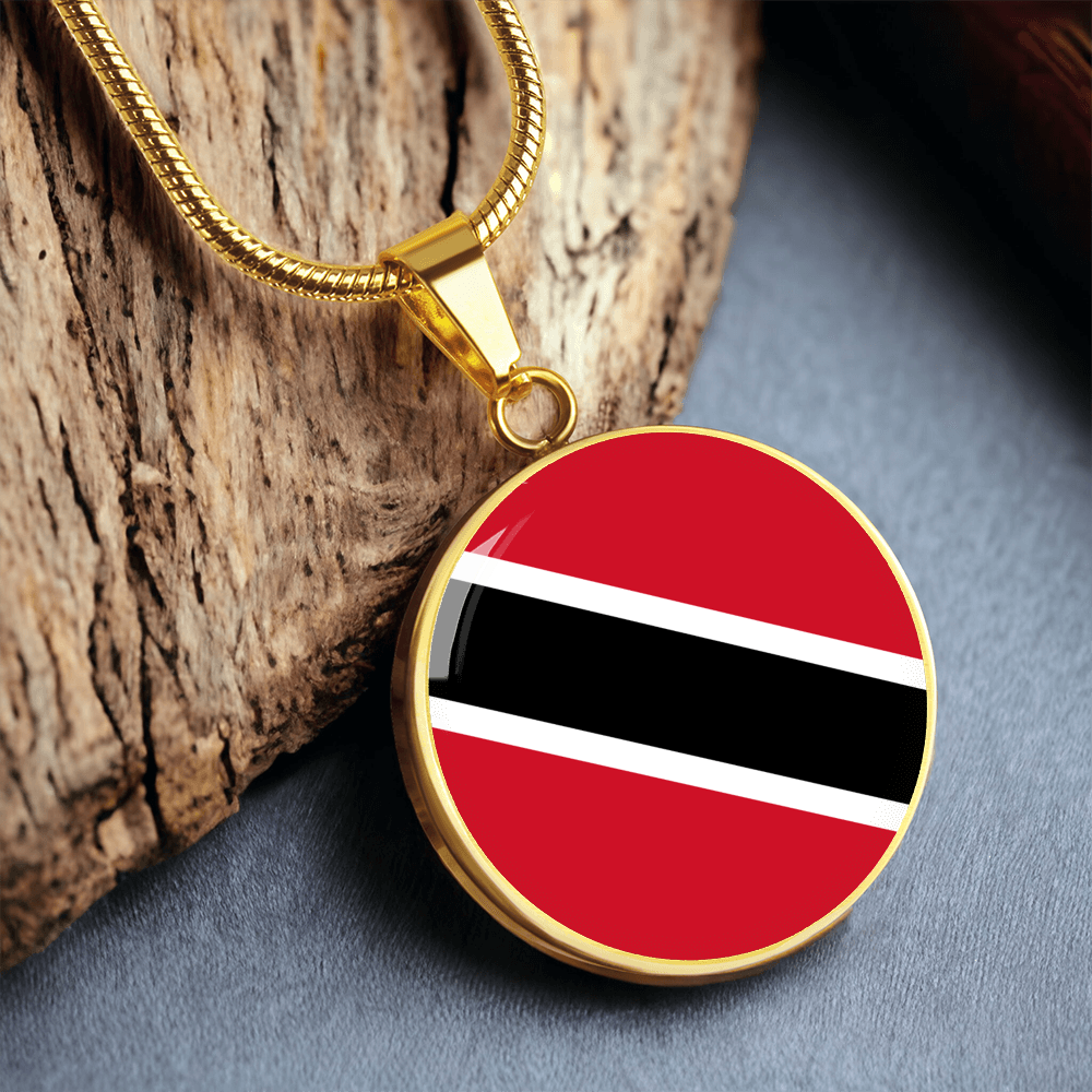 Trinidad Flag Pendant Necklace