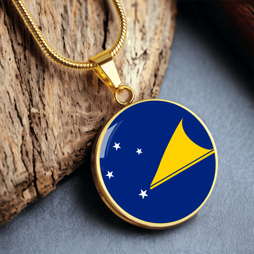 Tokelau Flag Pendant Necklace