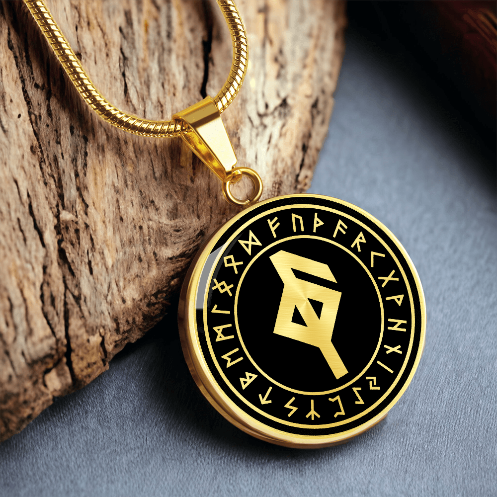 Inguz Rune Necklace
