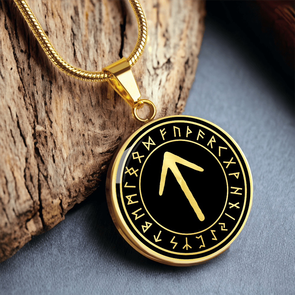 Tiwaz Rune Viking Necklace