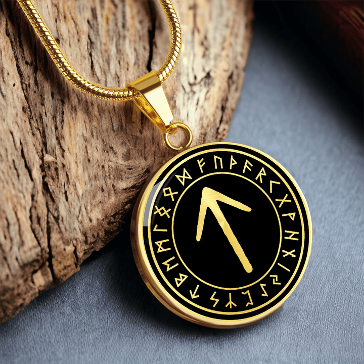 Tiwaz Rune Viking Necklace