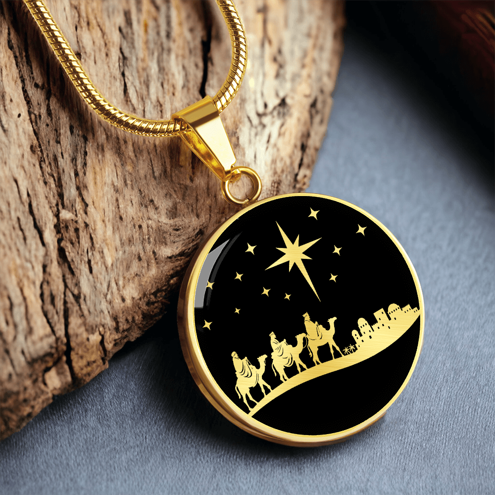 Three Kings Nativity Necklace