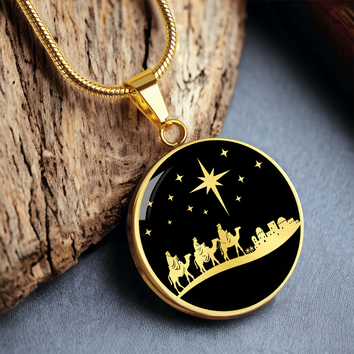 Three Kings Nativity Necklace