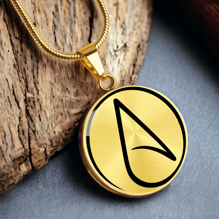 Atheism Symbol Necklace