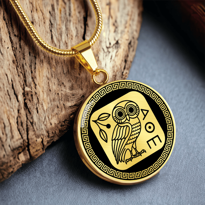 Owl of Athena Necklace