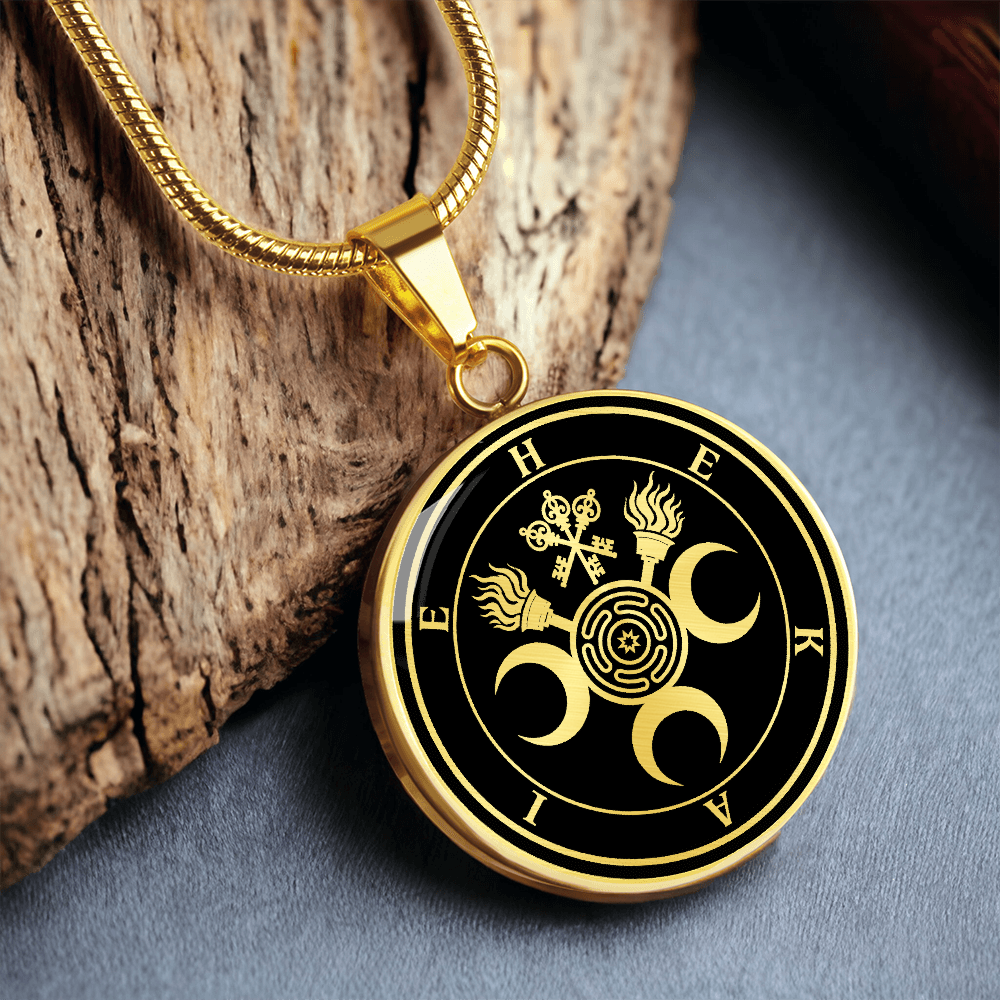 Hekate Triple Moon Necklace