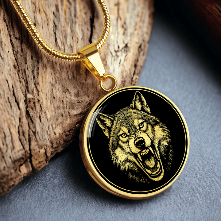 Fierce Wolf Necklace