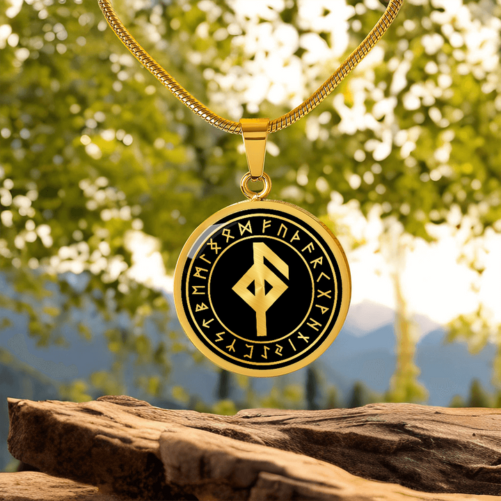 Inguz Rune Necklace