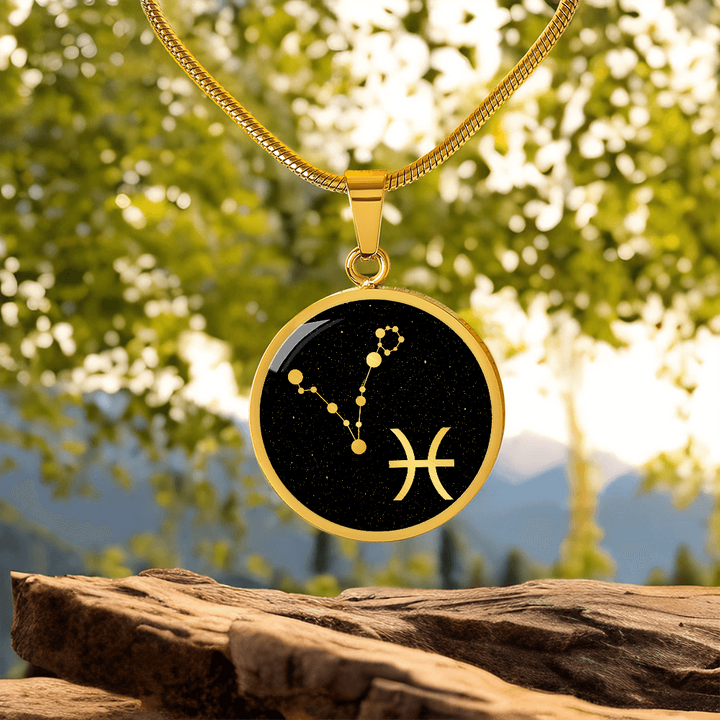 Pisces Zodiac Necklace