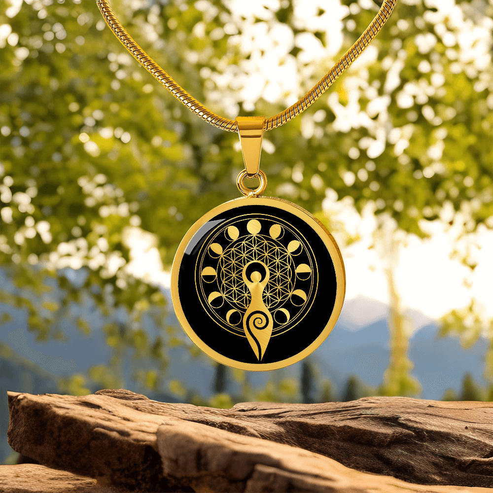 Divine Feminine Moon Necklace