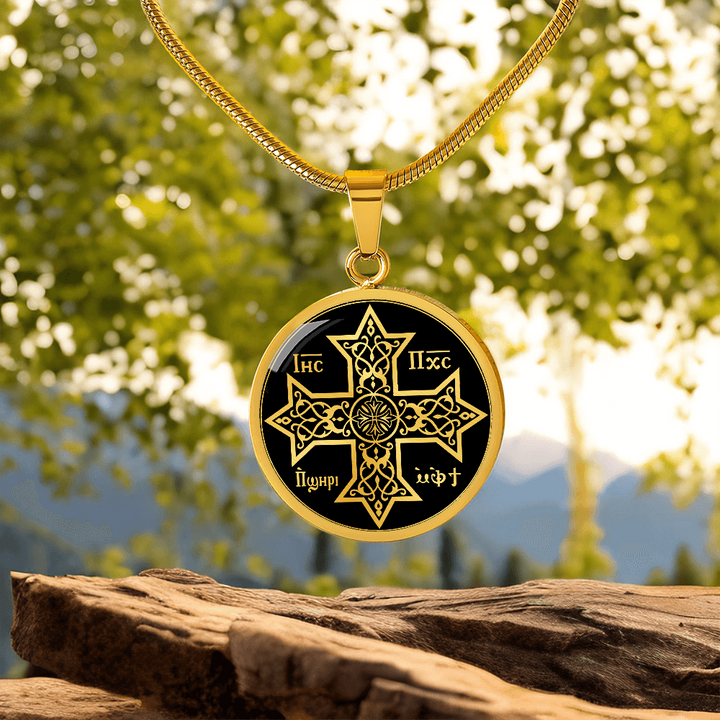 Coptic Christian Cross Necklace