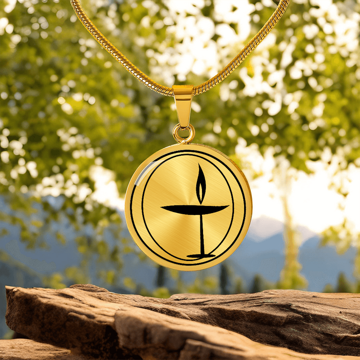 Unitarian Universalist Chalice Necklace