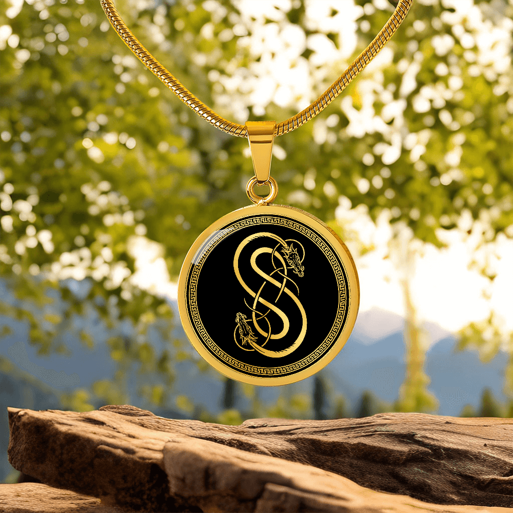 Infinity Dragon Necklace