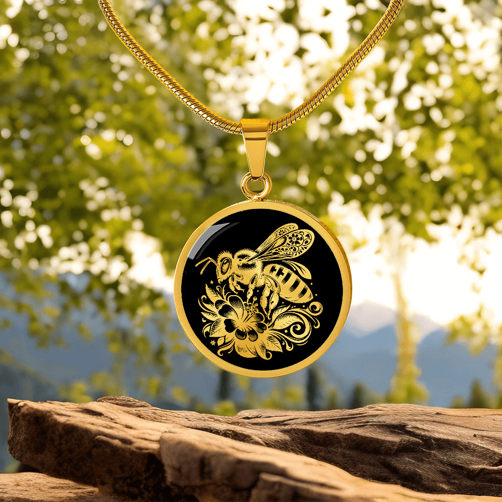 Golden Bee Necklace