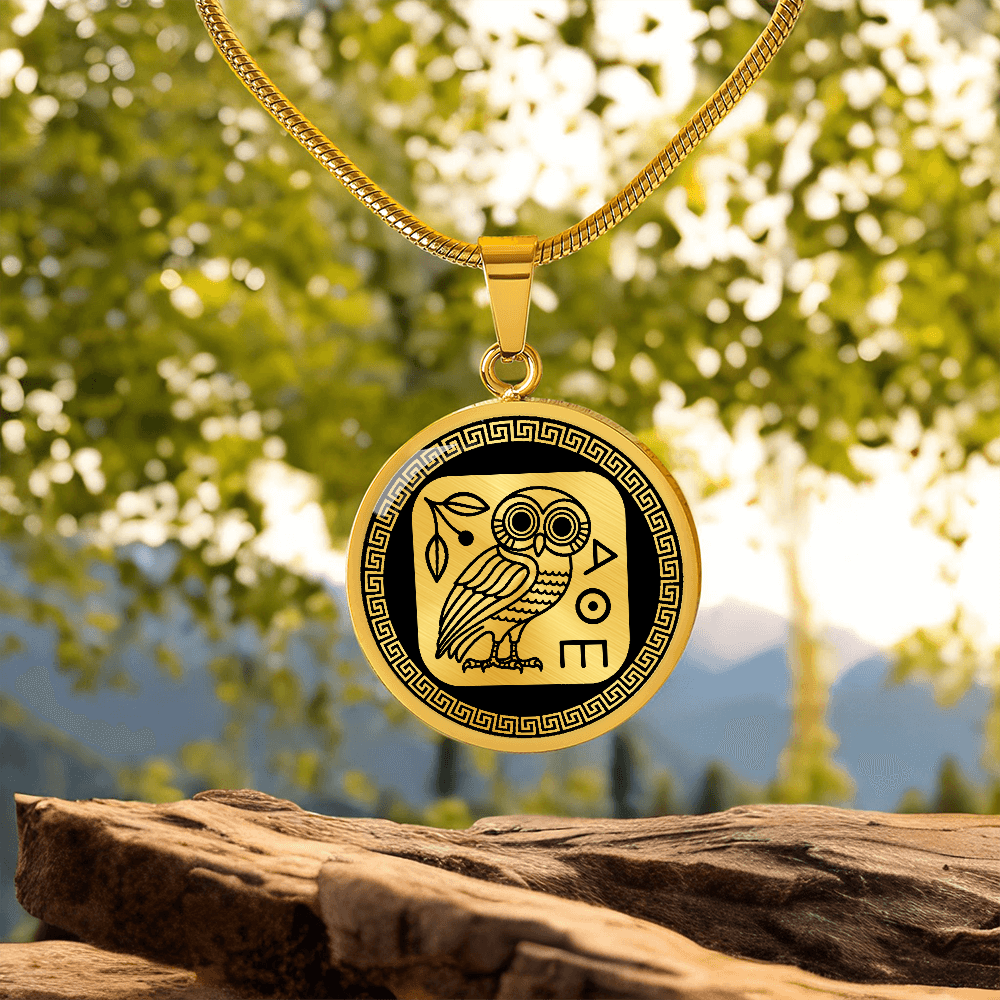 Owl of Athena Necklace