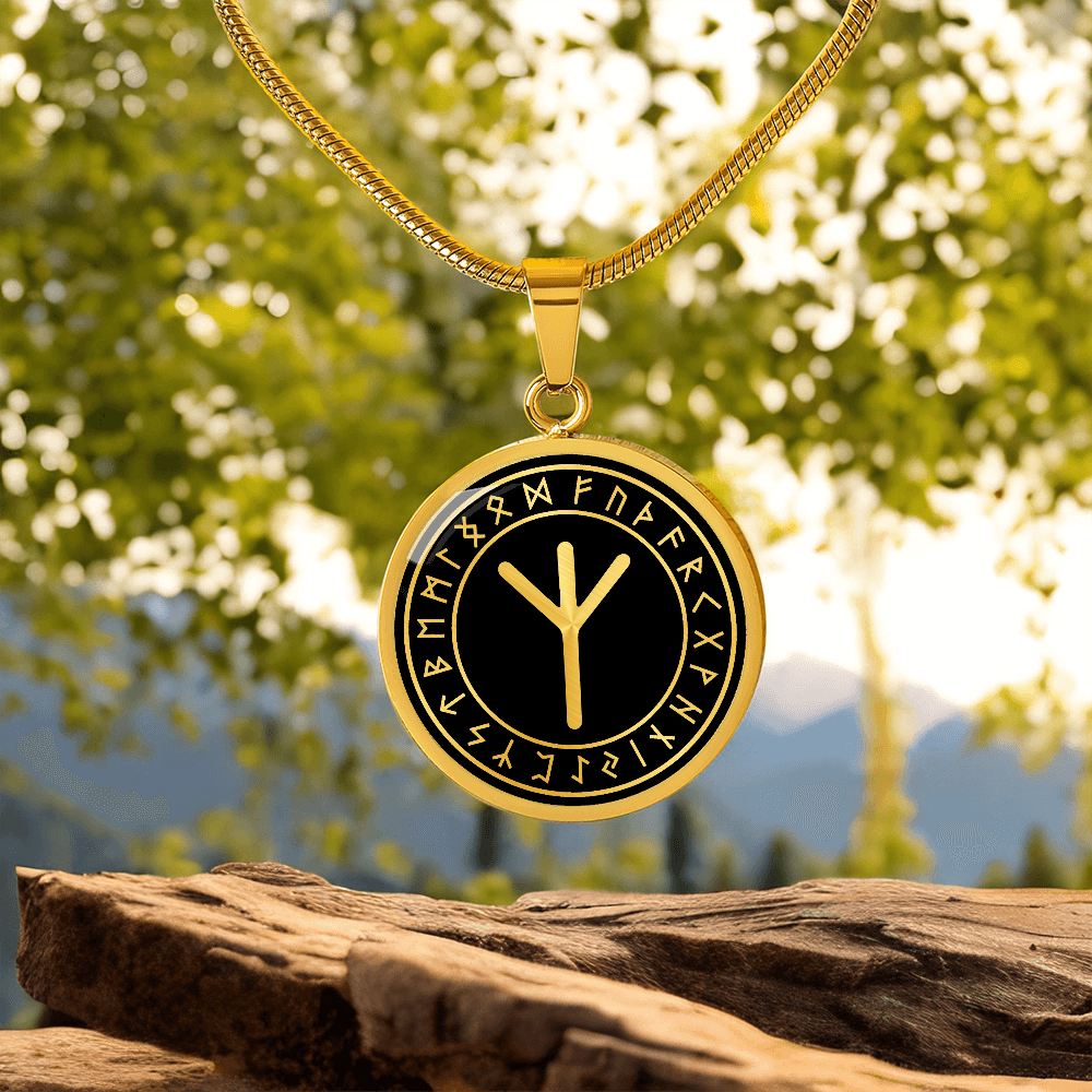 Algiz Rune Necklace