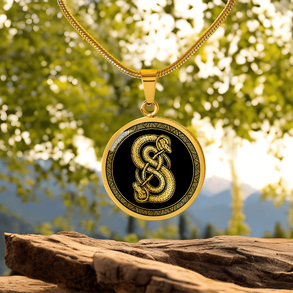 Twin Serpent Necklace