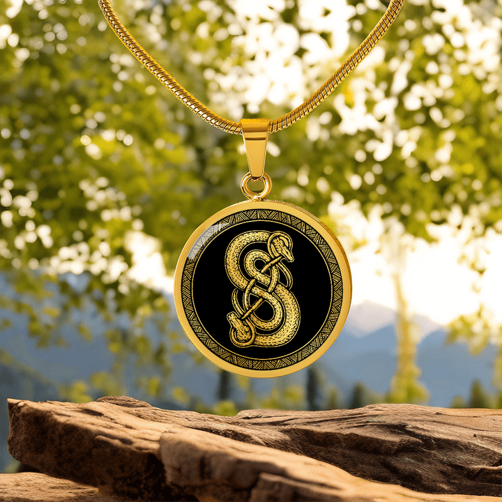 Twin Serpent Necklace