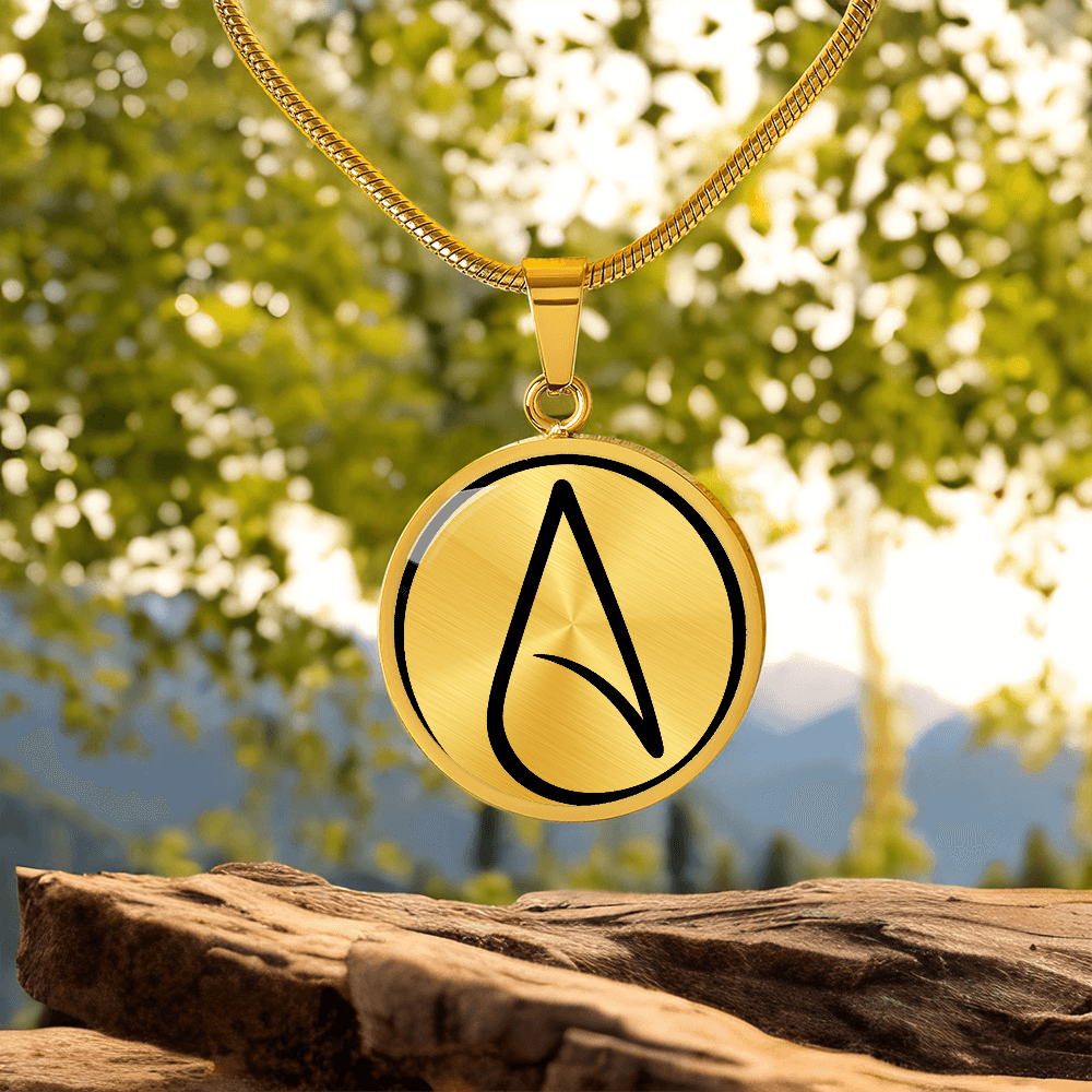 Atheism Symbol Necklace