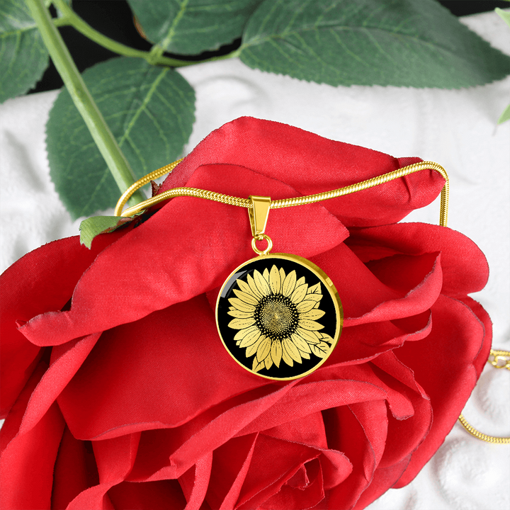 Sunflower Necklace