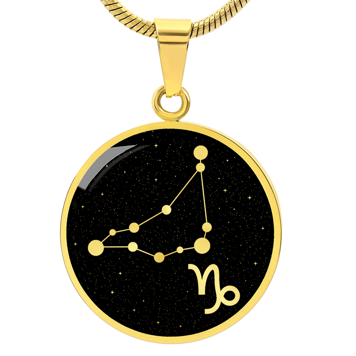 Capricorn Zodiac Necklace