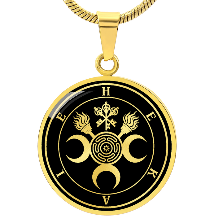 Hekate Triple Moon Necklace