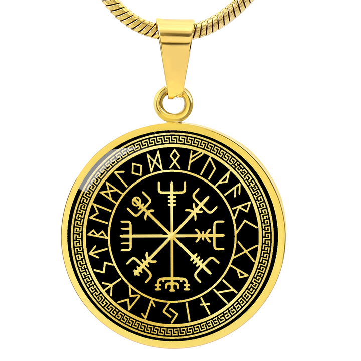 Vegvísir Viking Compass Necklace