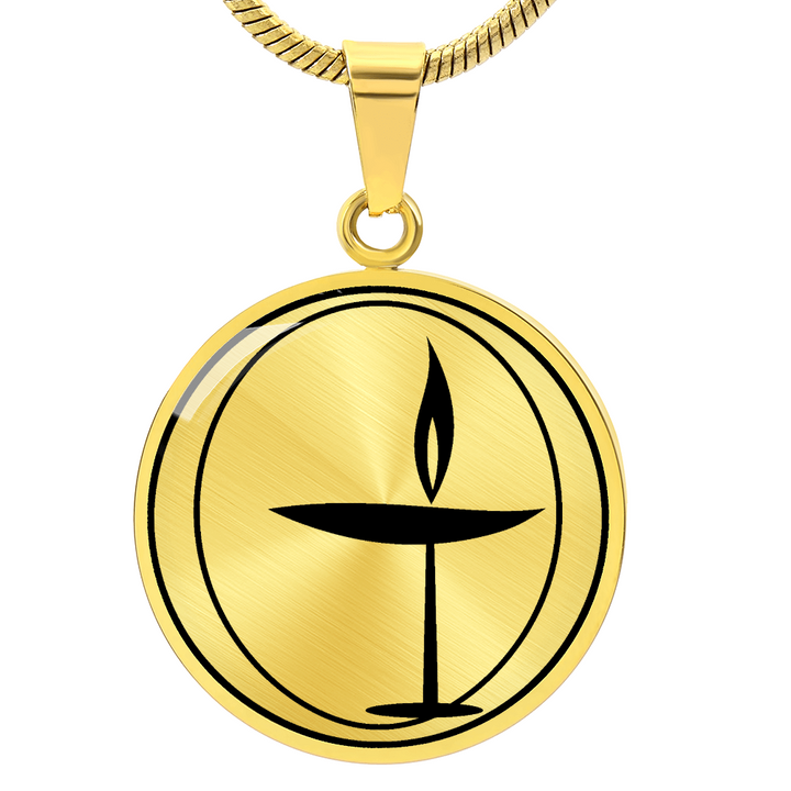Unitarian Universalist Chalice Necklace