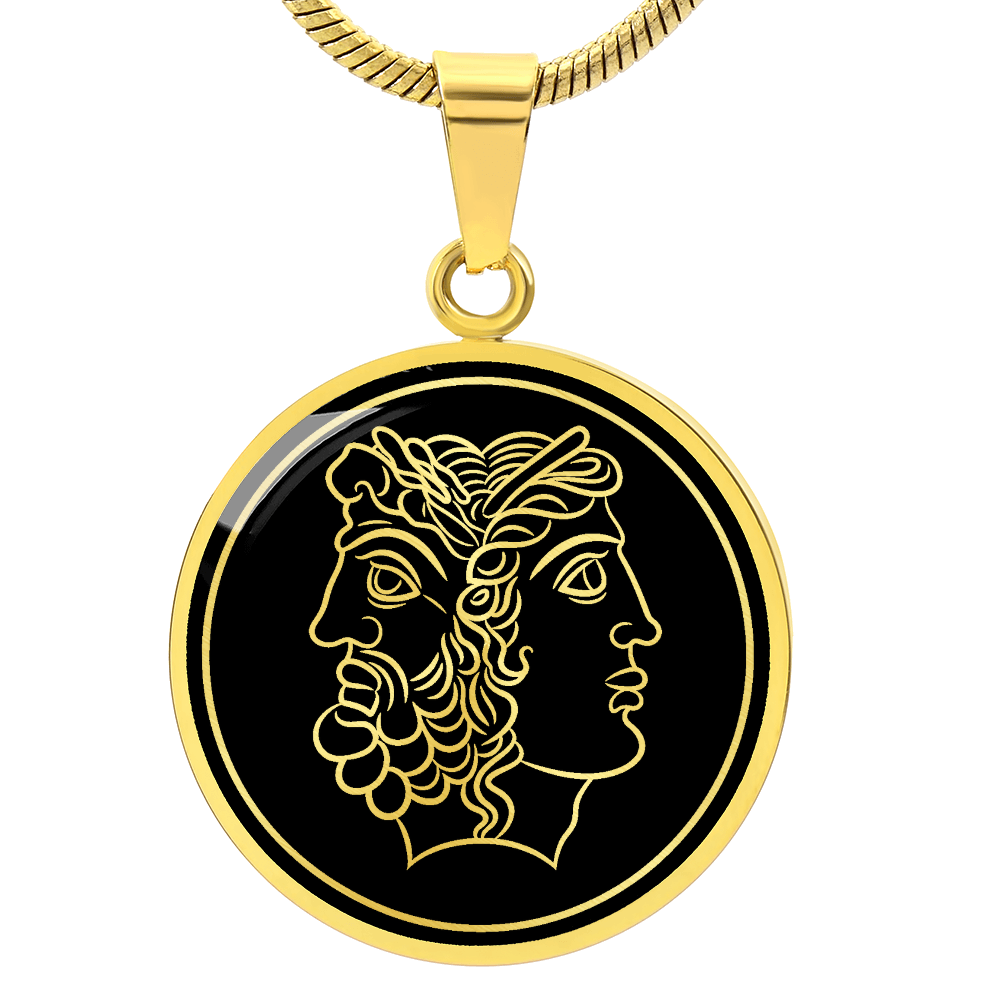 Janus Roman Duality Necklace