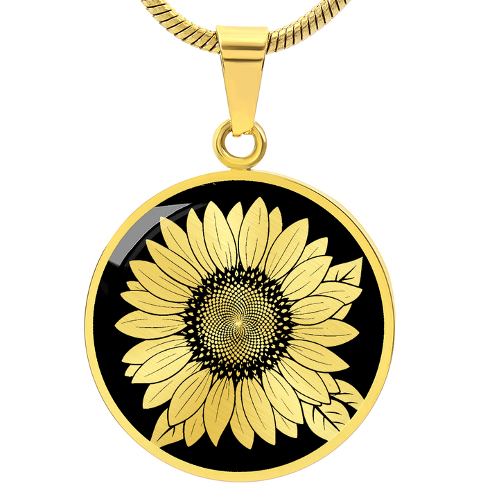 Sunflower Necklace