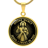 Divine Mercy Jesus Necklace