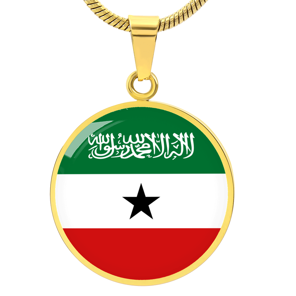 Somaliland Flag Pendant Necklace