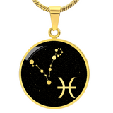 Pisces Zodiac Necklace