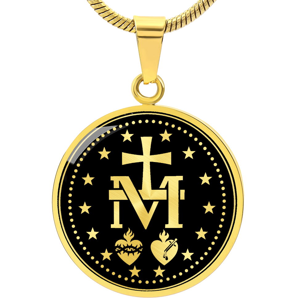 Sacred Heart & Cross Necklace