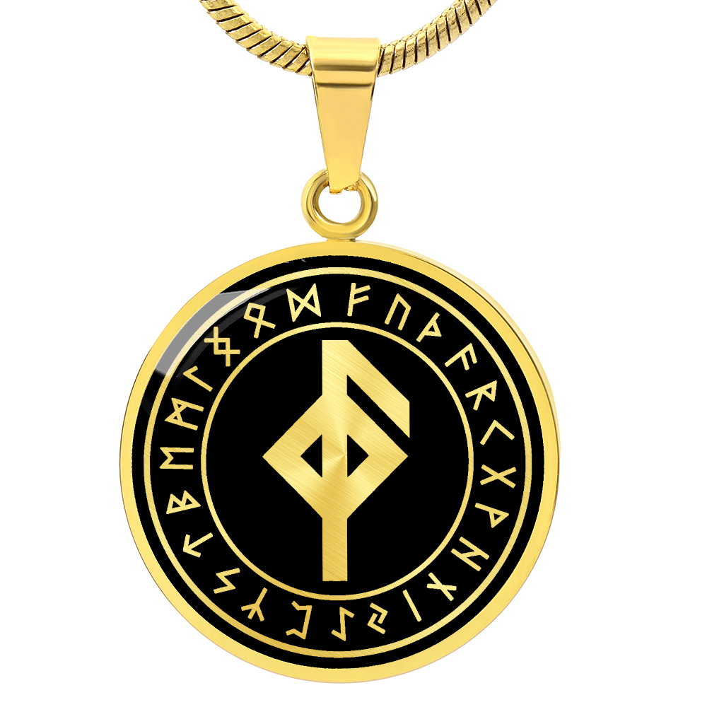 Inguz Rune Necklace