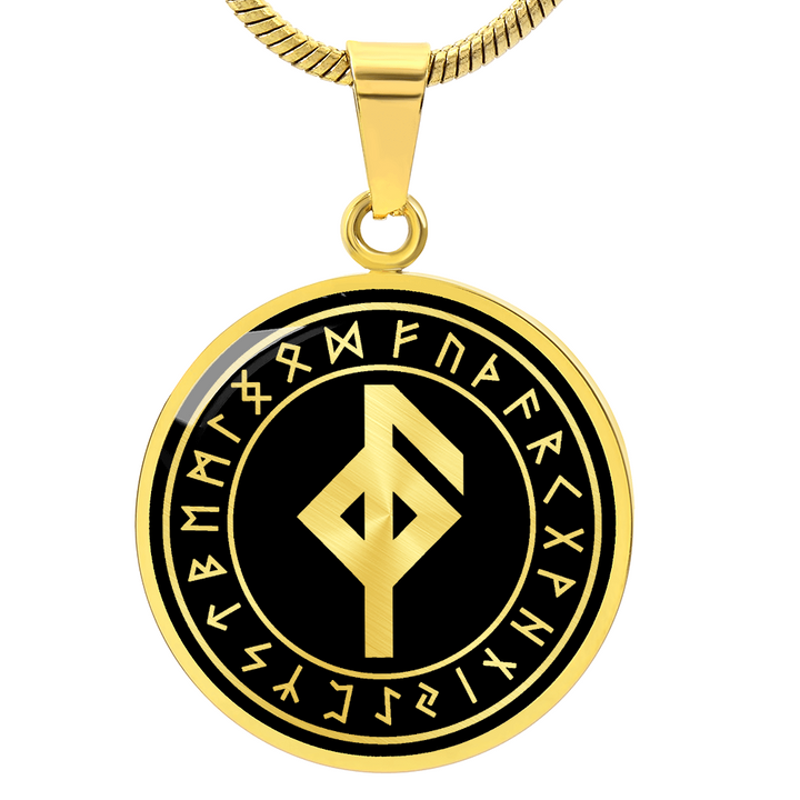 Inguz Rune Necklace