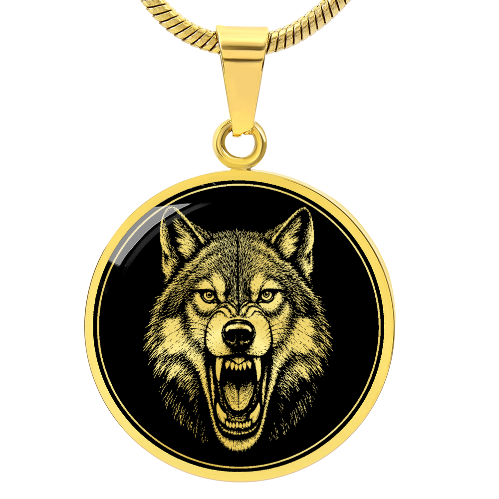 Fierce Wolf Necklace