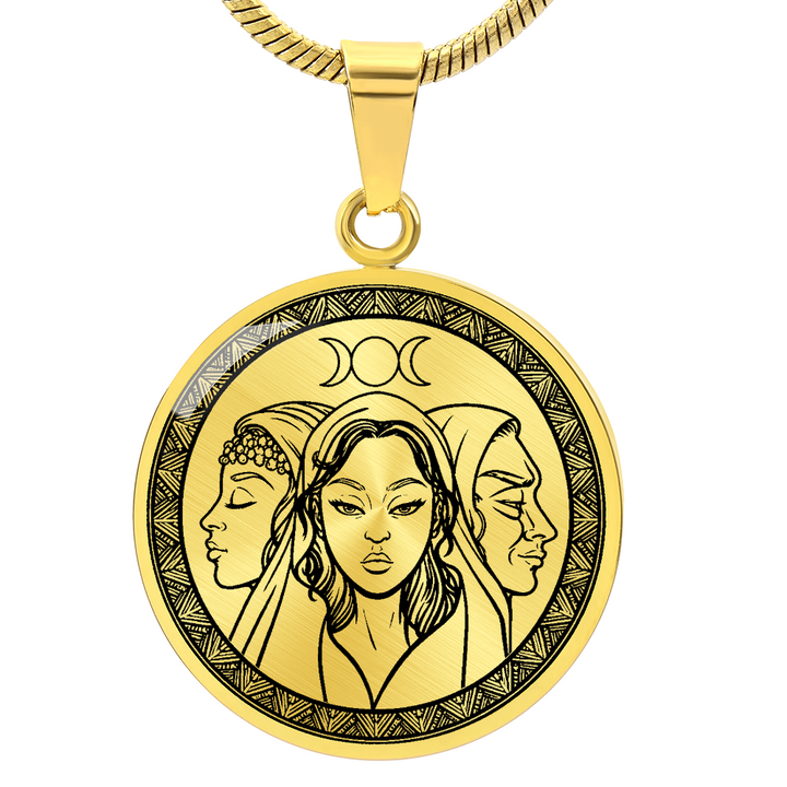 Triple Goddess Necklace