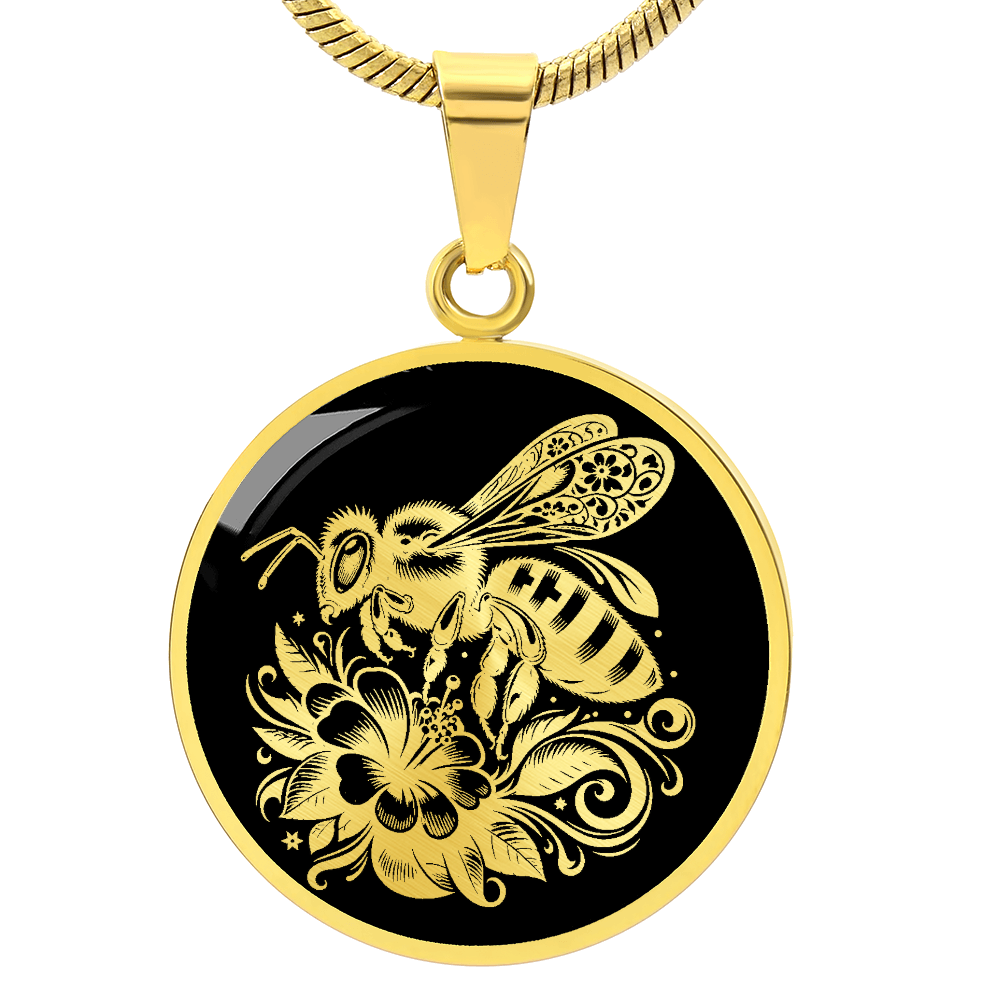 Golden Bee Necklace