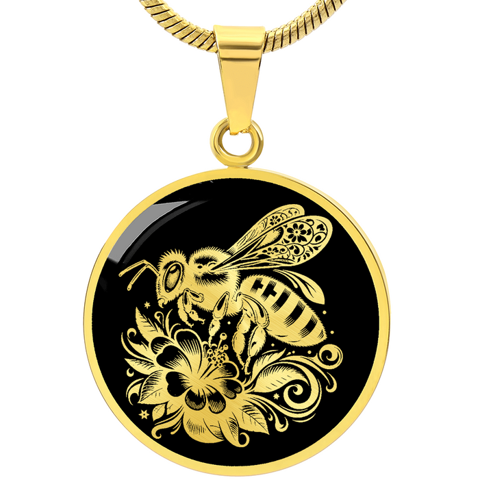 Golden Bee Necklace
