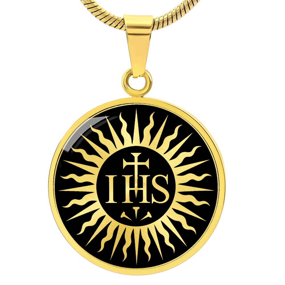 IHS Christogram Necklace