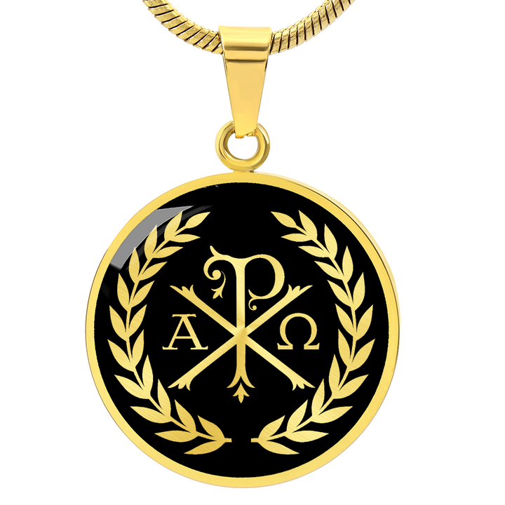 Chi Rho Christian Necklace