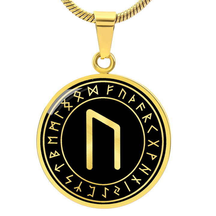 Elder Futhark Rune Protection Necklace