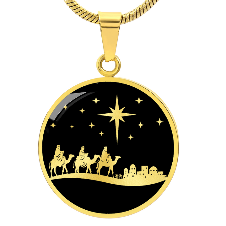 Three Kings Nativity Necklace